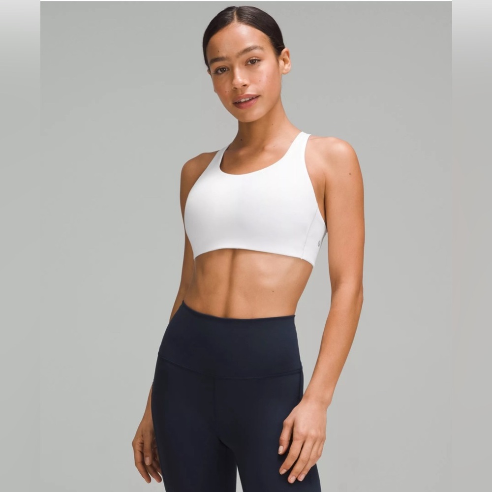 lululemon Energy Bra *High Support, B–DDD Cups in White Size 38C